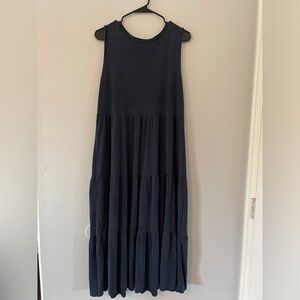 Nicole Miller Dark Blue Maxi Dress